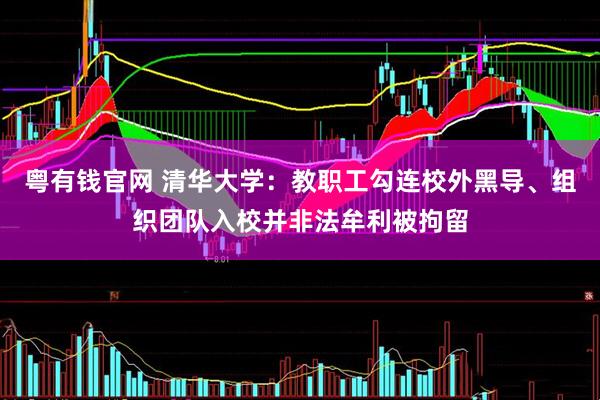 粤有钱官网 清华大学：教职工勾连校外黑导、组织团队入校并非法牟利被拘留